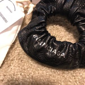 Authentic Balenciaga Chouchou leather bracelet